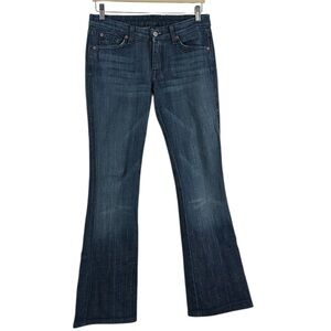 7 For All Mankind flynt jeans Dark Wash bootcut leg y2k sz 27
